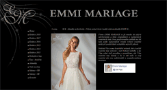 Desktop Screenshot of emmimariage.cz